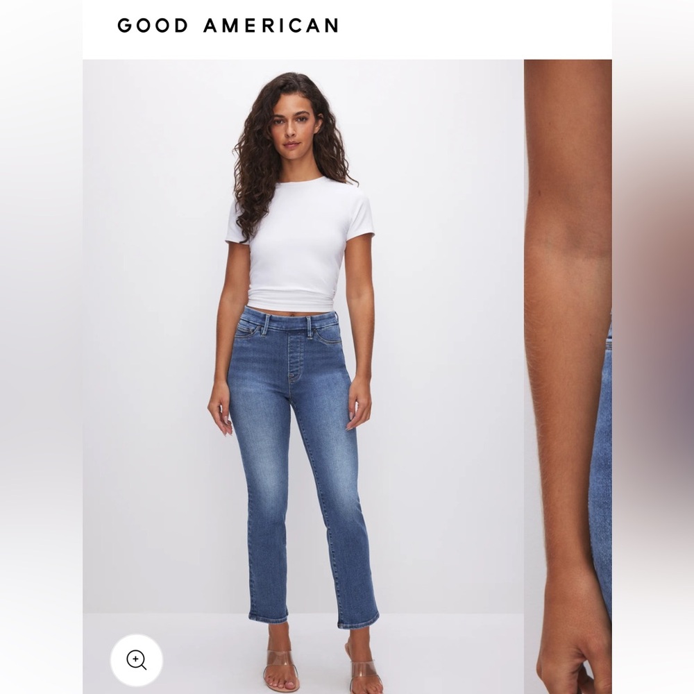 Power Stretch Pull-On Straight Jeans